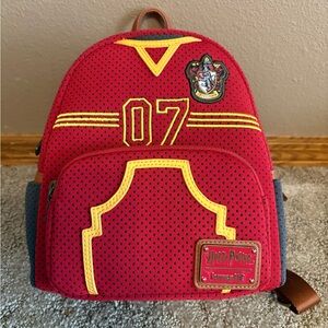 Loungefly Red and Yellow Backpack